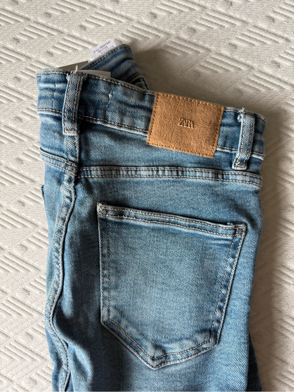 ZARA Light Blue Slim Straight Men's Jeans